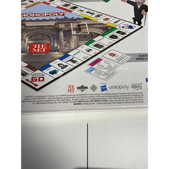 Board Game Monopoly The Met Edition 2020 Sealed New - Picture 5 of 7